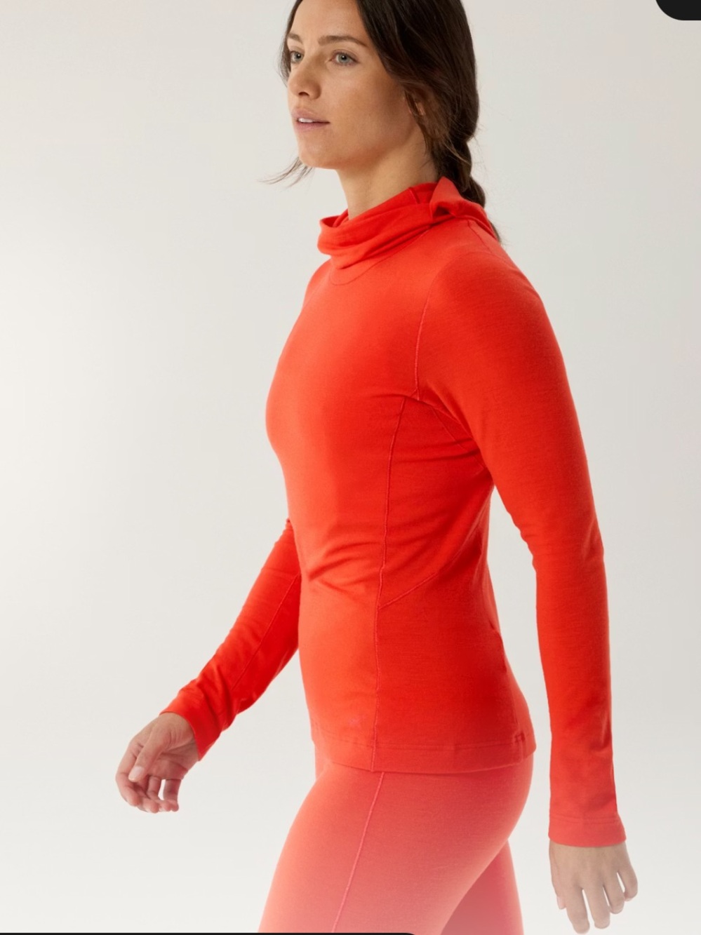 Arc’teryx NWT Satoro Merino Wool Hoody Women’s Size: Large Colour: Dynasty - Picture 4 of 13